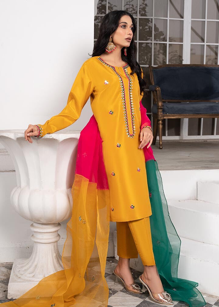 Laleen Saffron Women 3pcs