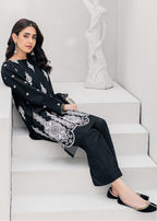 Ghonche Whimsical co ord set (black) Women 2pcs