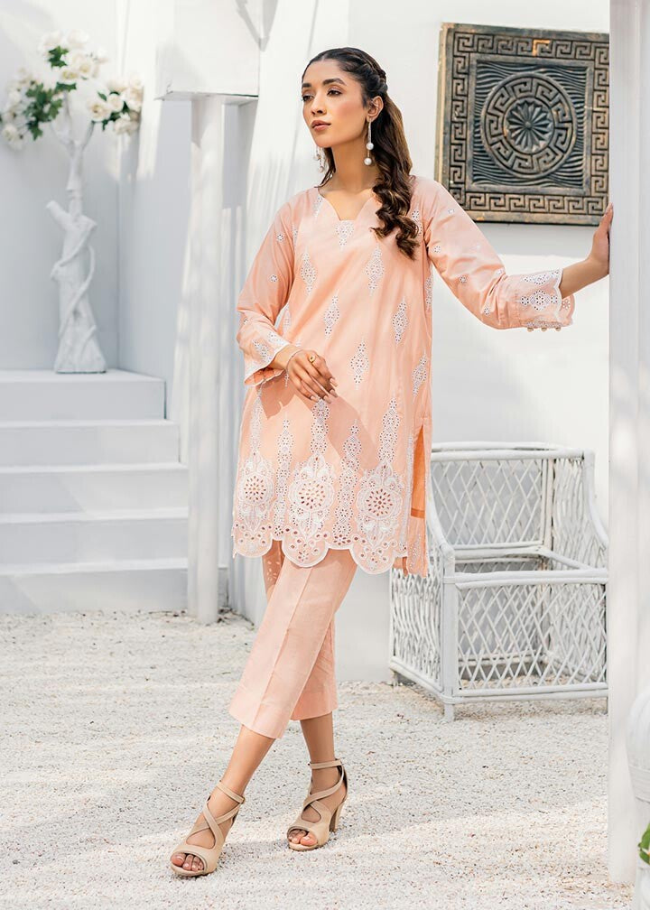 Ghonche Whimsical co ord set (Peach) Women 2pcs