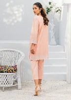 Ghonche Whimsical co ord set (Peach) Women 2pcs