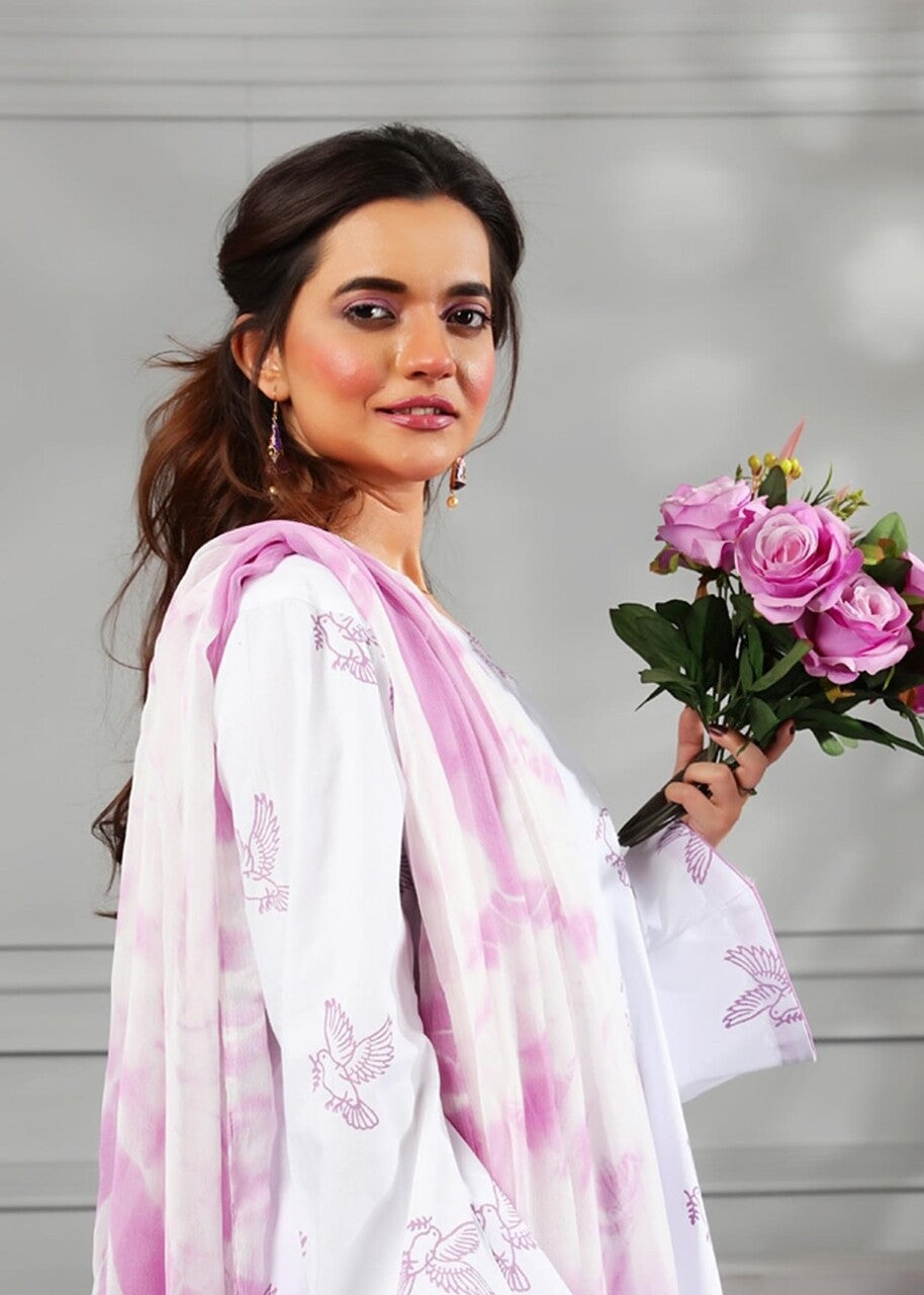 Somi By Salma Saleem Lilac Dew Women 2pcs