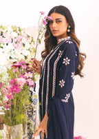 Rj’s Pret NAVY ORCHID | UMEED | RJS PRET Women 3pcs