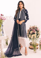 Rj’s Pret NAVY ORCHID | UMEED | RJS PRET Women 3pcs
