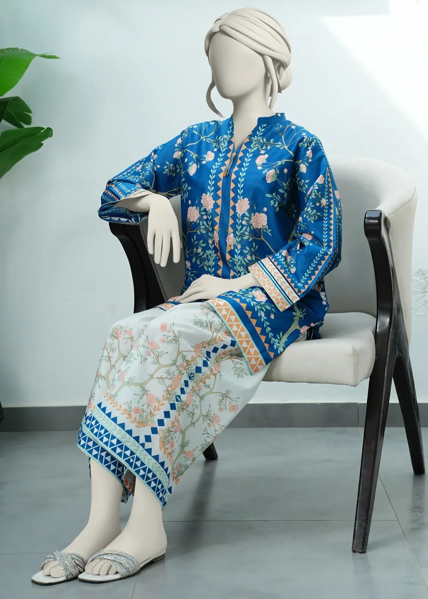Hamna Kalim MTK blue Women 2pcs