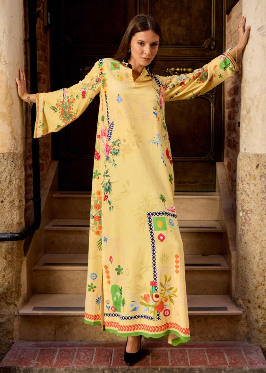 Kiara Neon Kaftan Women 1pcs