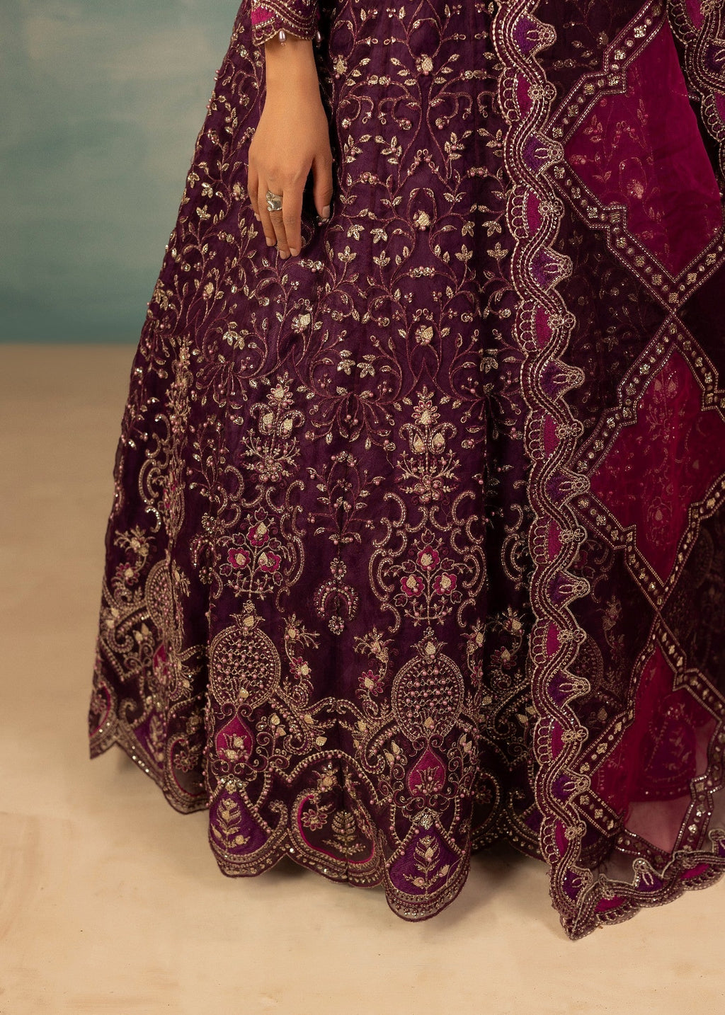 Diara Couture SHAHBANU DF 13 PURPLE Women 3pcs