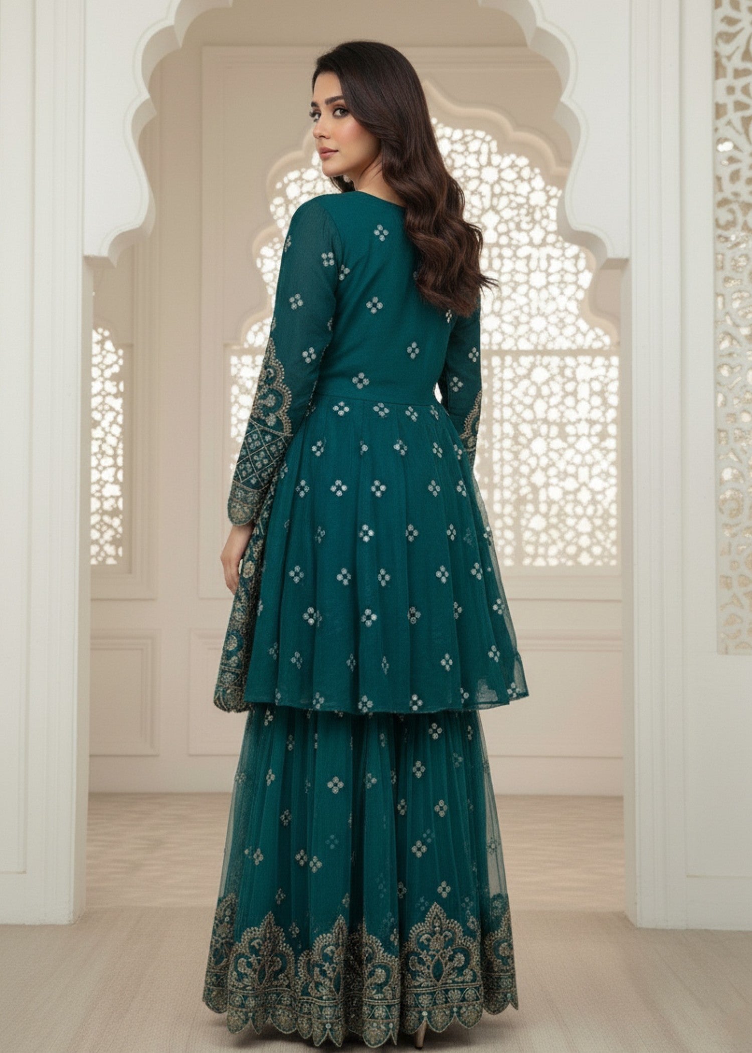 Diara Couture SEHRISH DA 01 SEA GREEN Women 3pcs