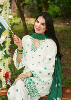 Rungrez Farshi Shalwar Pakistani Ethnic Lawn outfit Women 3pcs