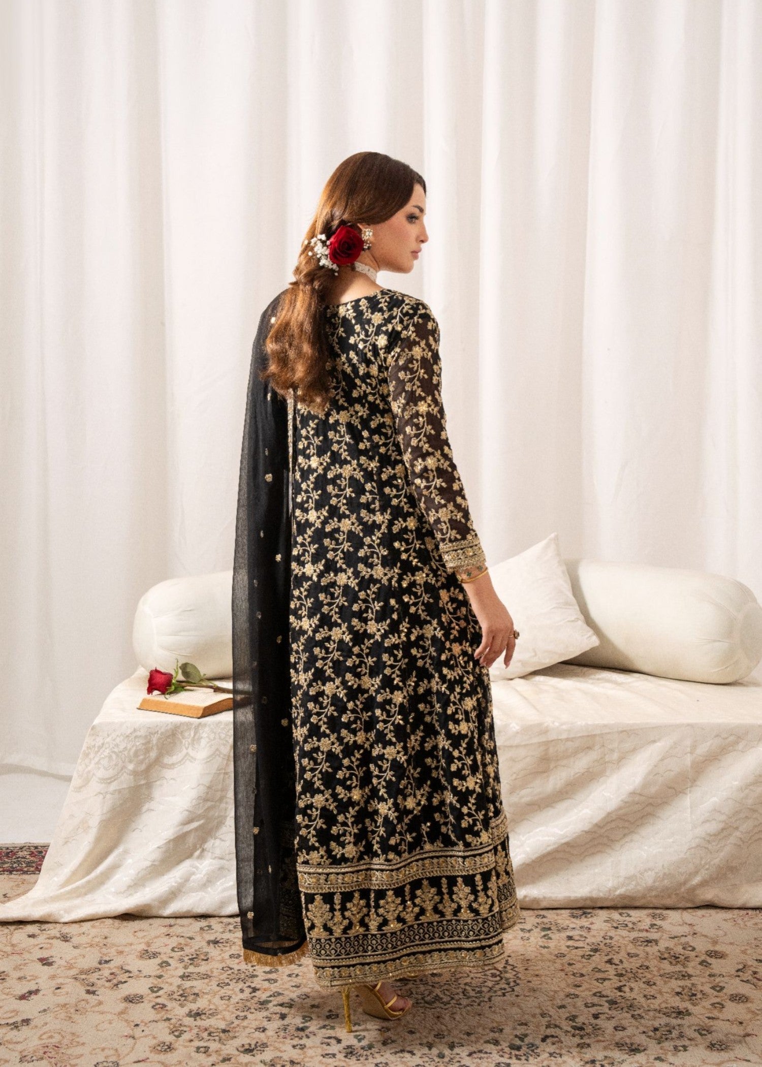 Al-Harir Apparel Rehana Black Women 3pcs