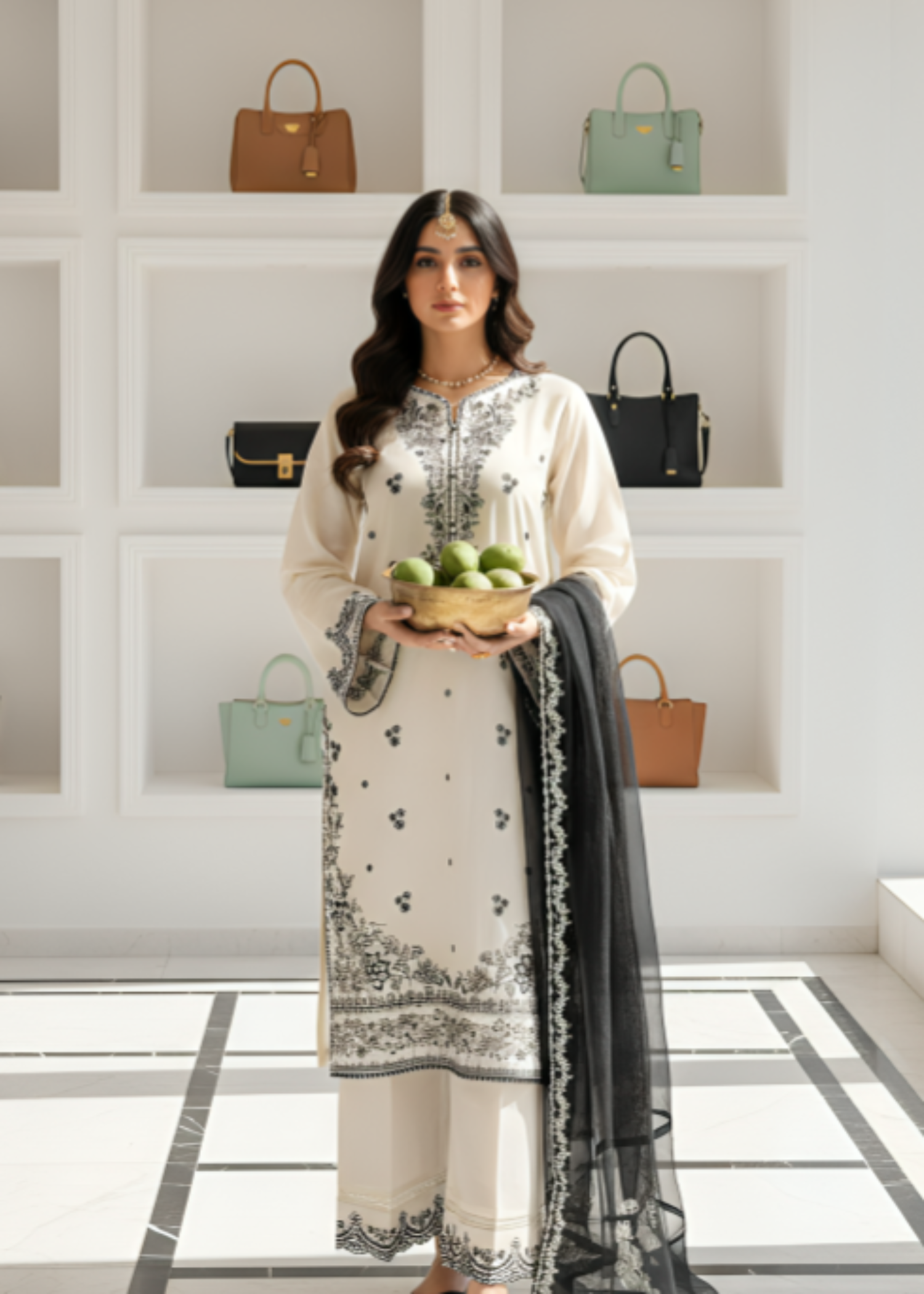 Shehroz Fashion Noor e Shaam Women 3pcs