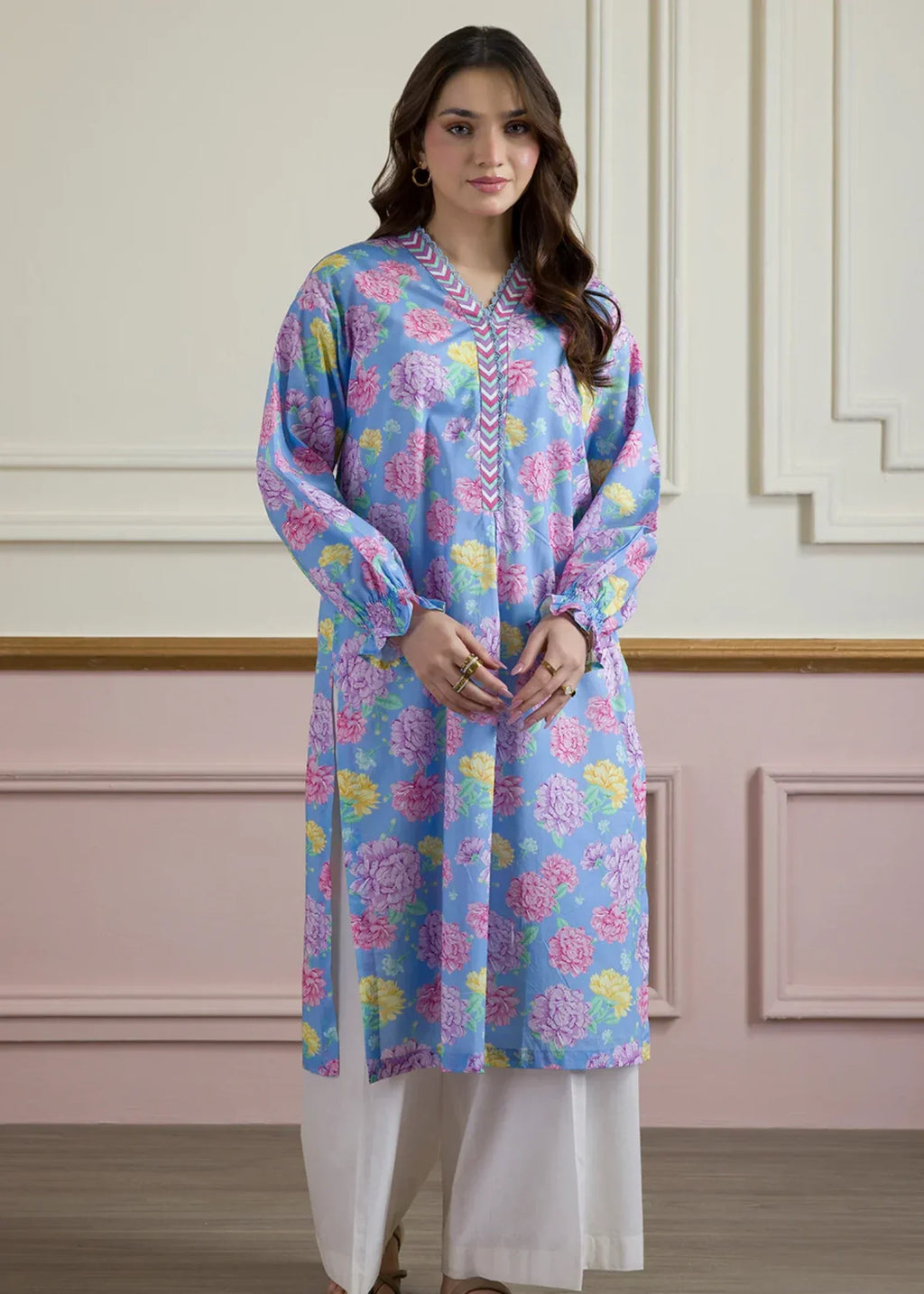 Zellbury WPS2512070 Light Blue Women 1pcs