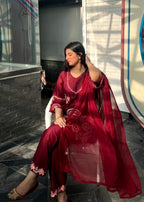 Tawakal Closet MEHAK MAROOON Women 3pcs