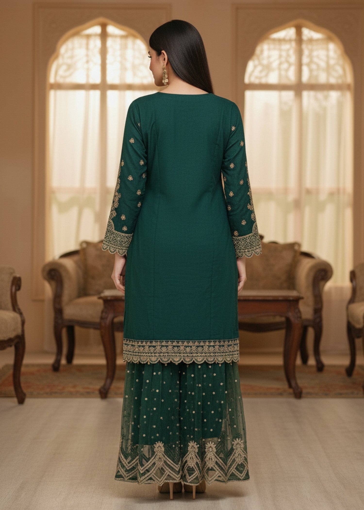 Diara Couture ROUBA US 569 GREEN Women 3pcs