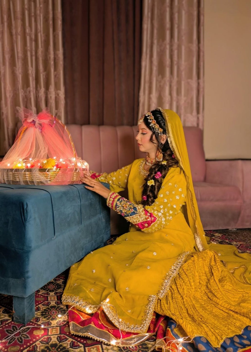 Suits By Sadia MEHANDI HALDI Women 3pcs