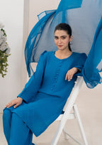 Yolo Pret Raw Silk with Farshi Shalwar ROZANA S25 0025 Women 3pcs
