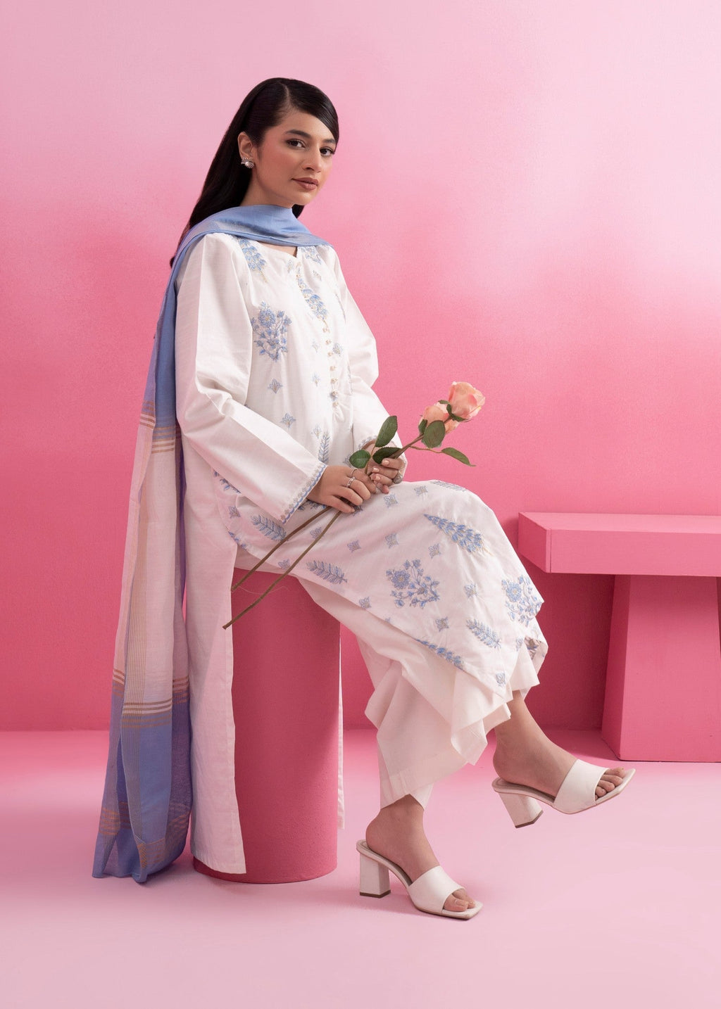 Zellbury WPC2423211 White Women 2pcs