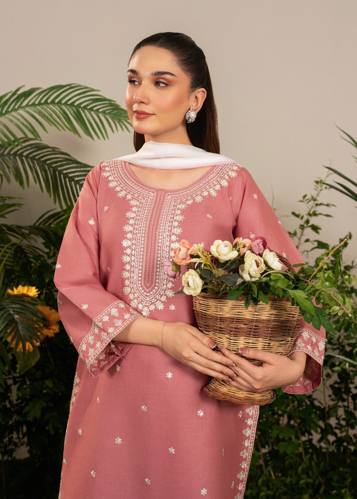 Tehzeeb Libas BARBIE EMBROIDERED Women 3pcs