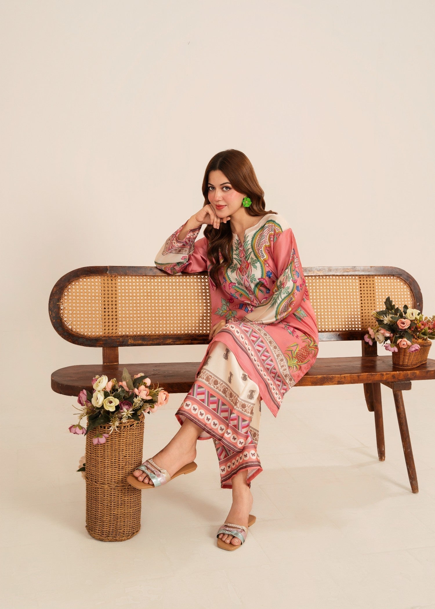 Midway Arts LIME LIGHT PINK Women 2pcs