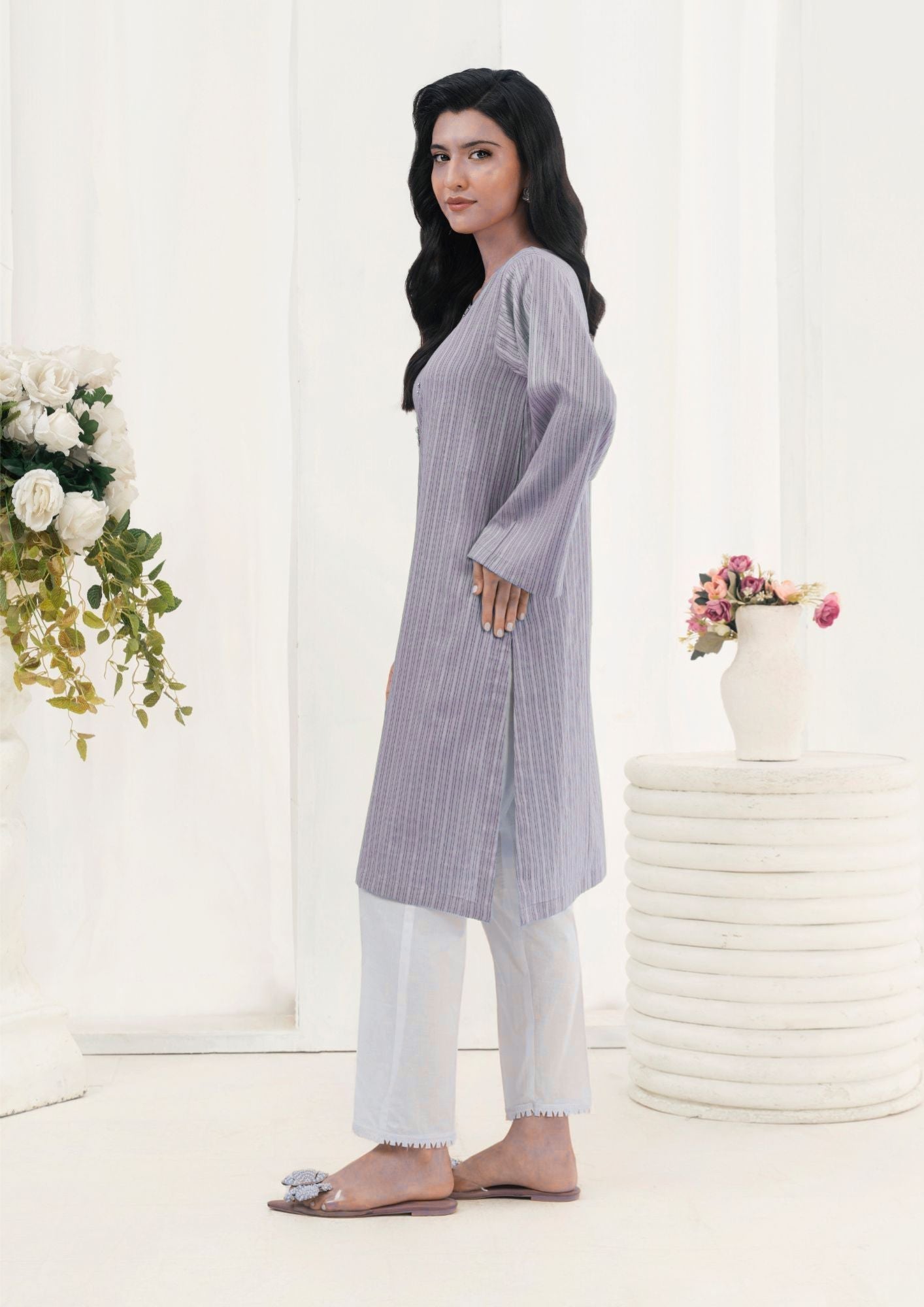 Yolo Pret Bubble Lawn Tunic BLT W25 0003 Women 1pcs