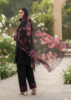 Tehzeeb Libas MAHE NOOR EMBROIDERED Women 3pcs