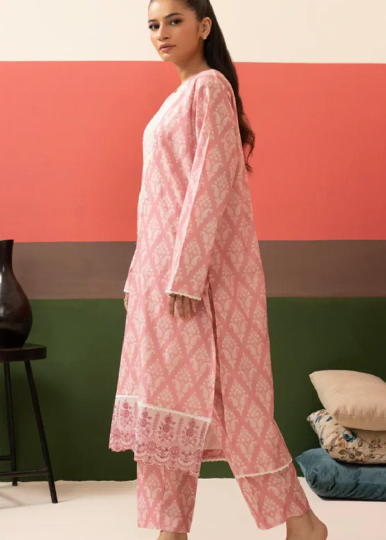 Zellbury Embroidered Kurta Trouser WPS2521693 Women 2pcs