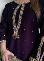 Laal Clothing Velvet V 02 Women 2pcs