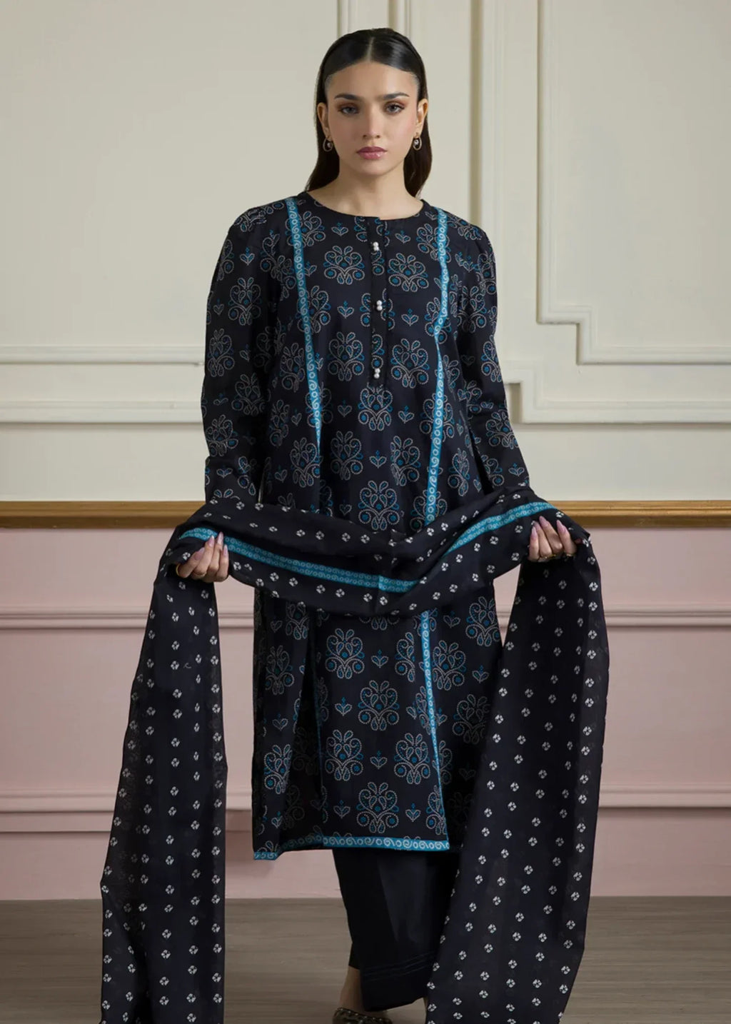 Zellbury WPS2532304 black Women 3pcs