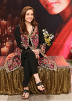 Manaal Arfeen Kashmiri Tanka (only jacket) Women 1pcs