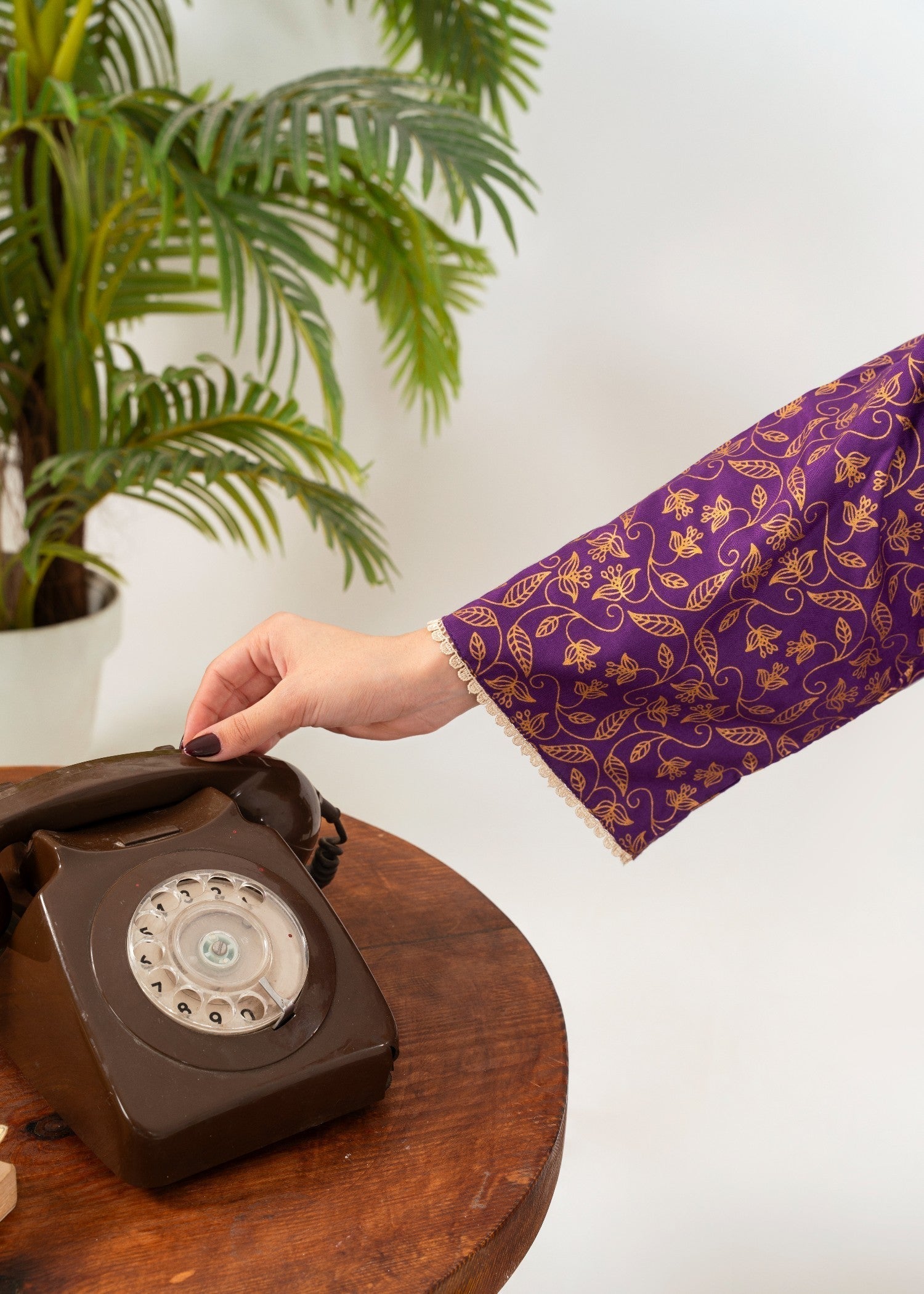 Stylish Collection LEAF PURPLE Women 2pcs