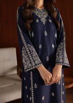 Shehroz Fashion DEEP SAPPHIRE LAWN EMBROIDERY SUIT Women 2pcs