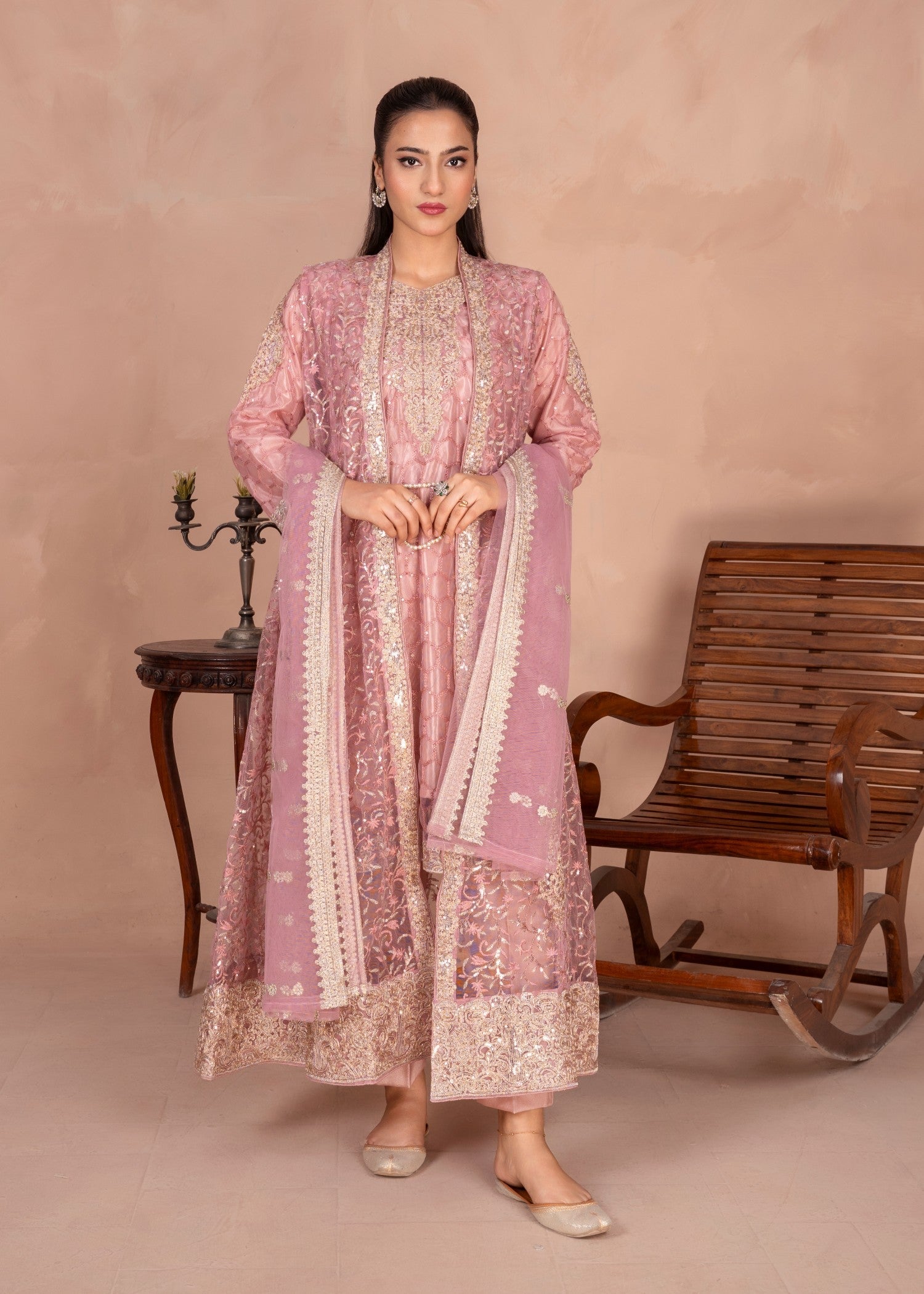 Four Season Boutique MALA GOWN PINK Women 4pcs