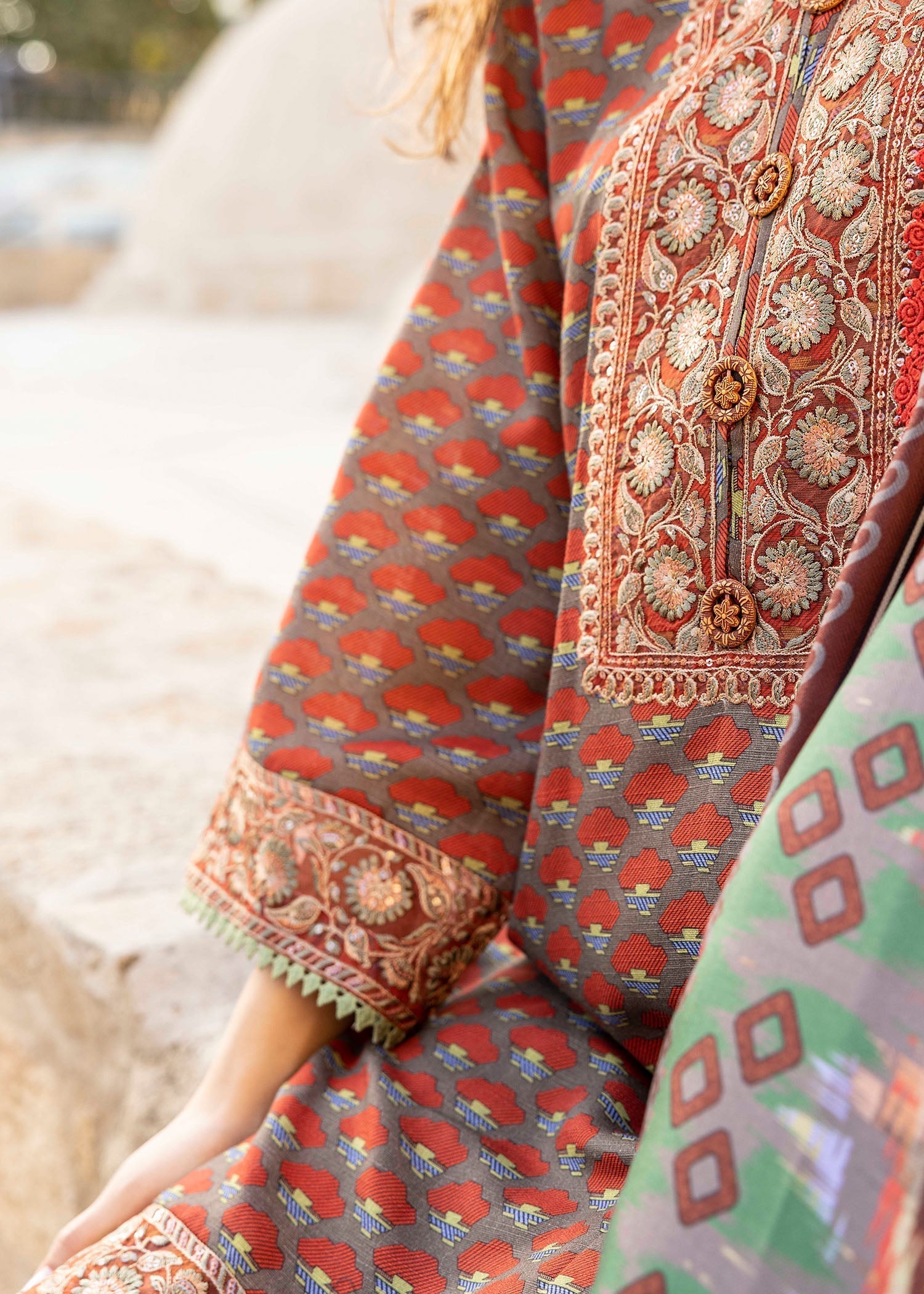 Meerak Pret Ornate Women 3pcs