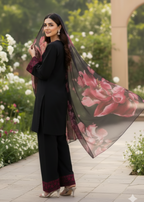 Tehzeeb Libas MAHE NOOR EMBROIDERED Women 3pcs