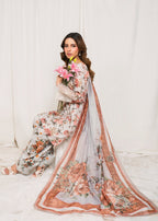 Sahibas By Mirza Zenobia Grey Women 3pcs