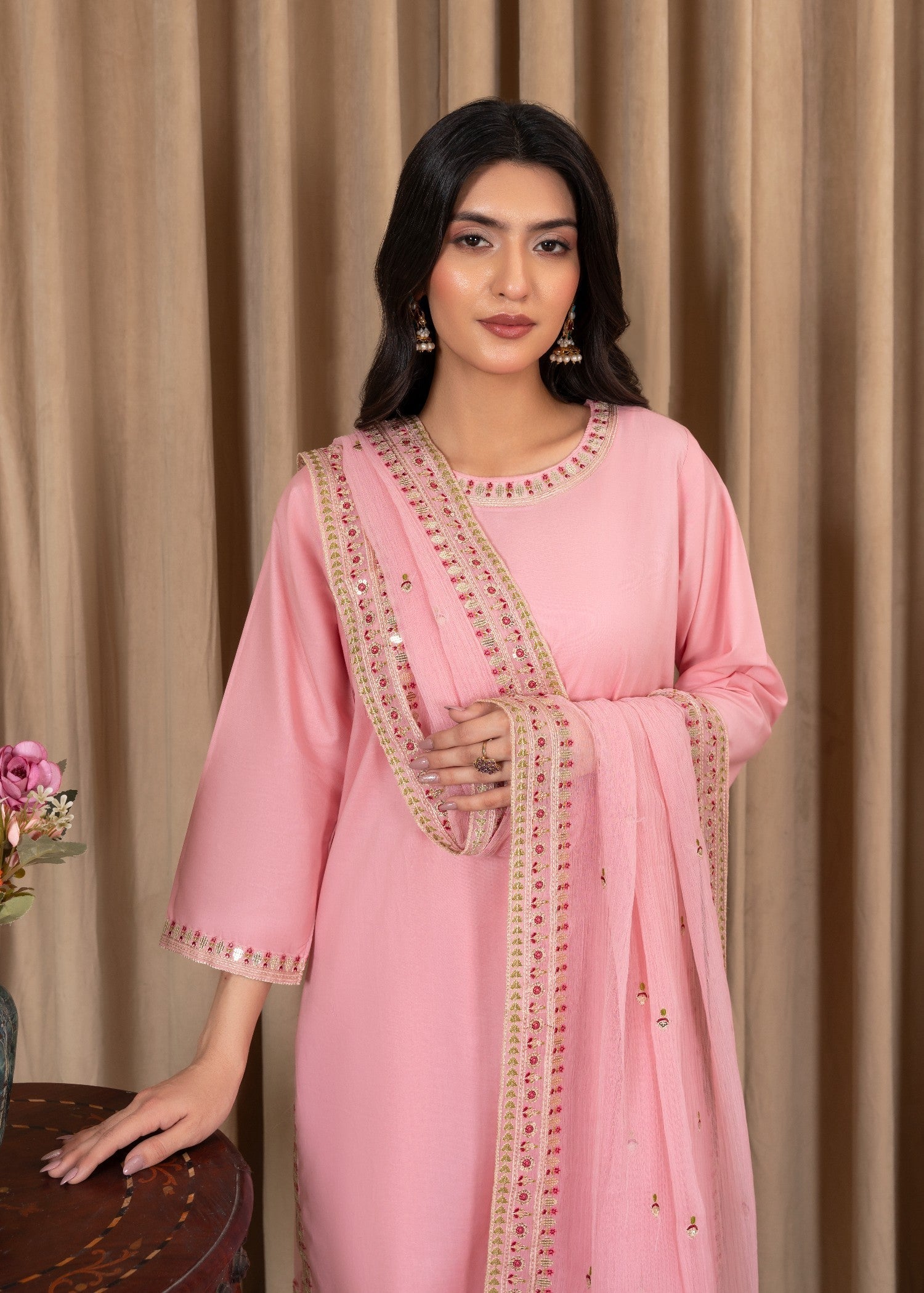 Ezno.Pk Baby Pink Women 3pcs