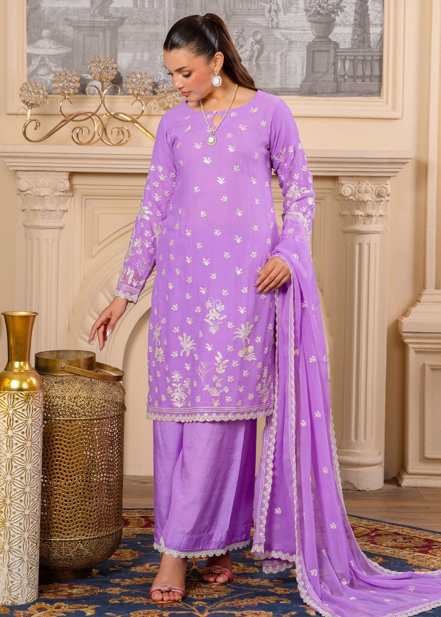 Momin Online Lavender Glow Women 3pcs