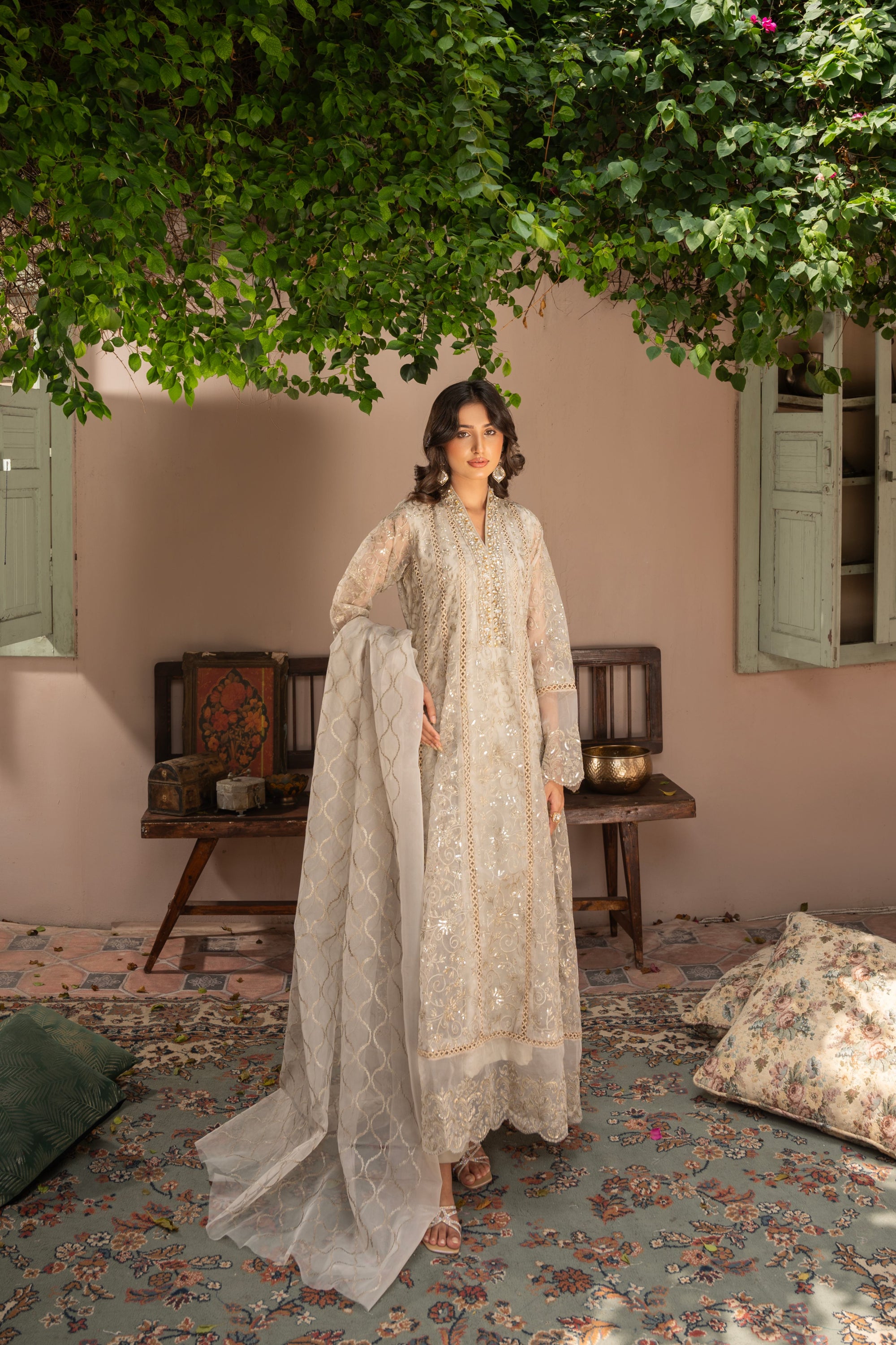 Manahils K 151 TAN BROWN Women 3pcs