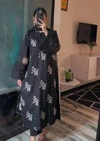 Chaudhary Arts Nora Black Embroidered Women 3pcs