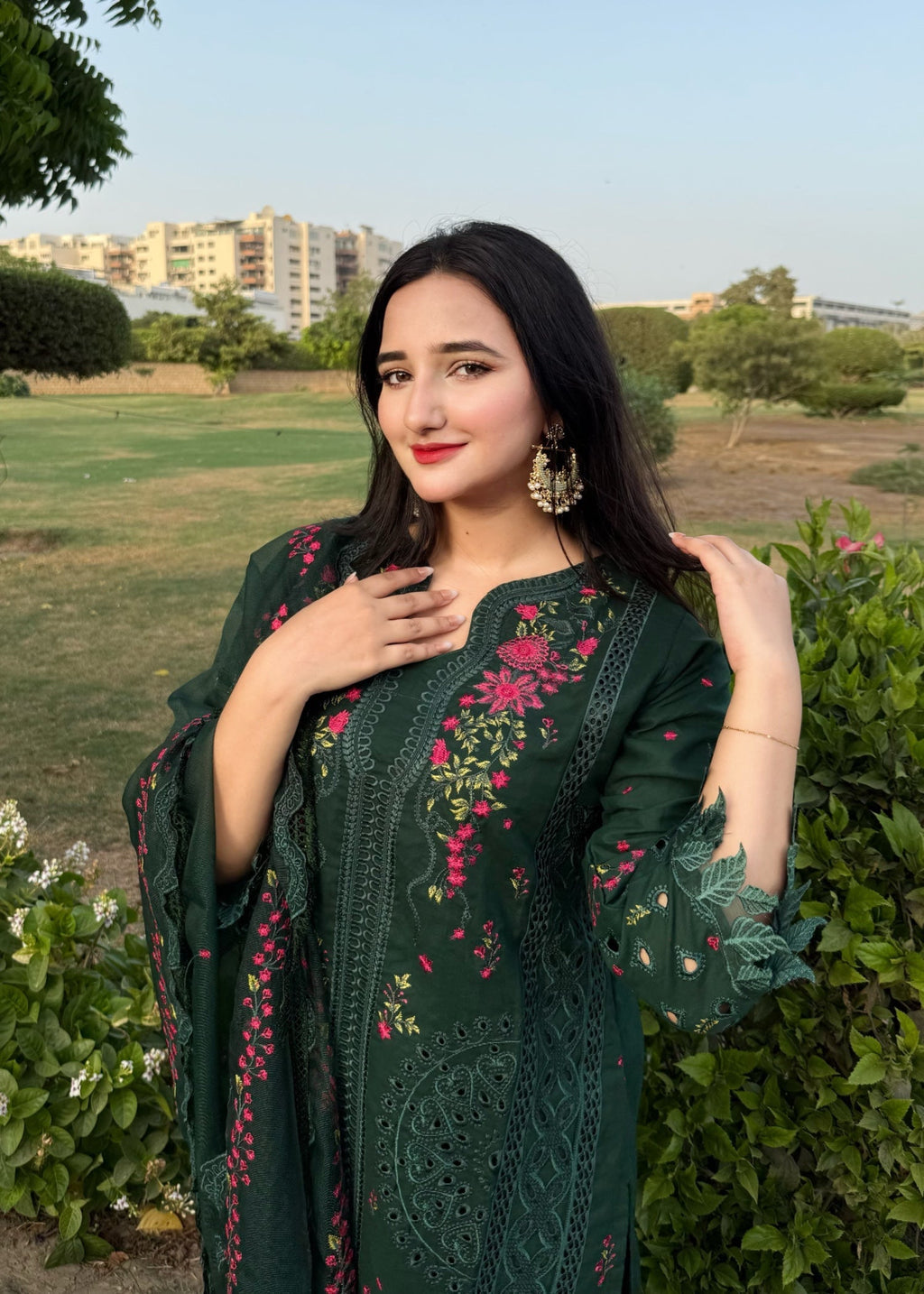 Suits By Sadia GREEN SERENITY Women 3pcs