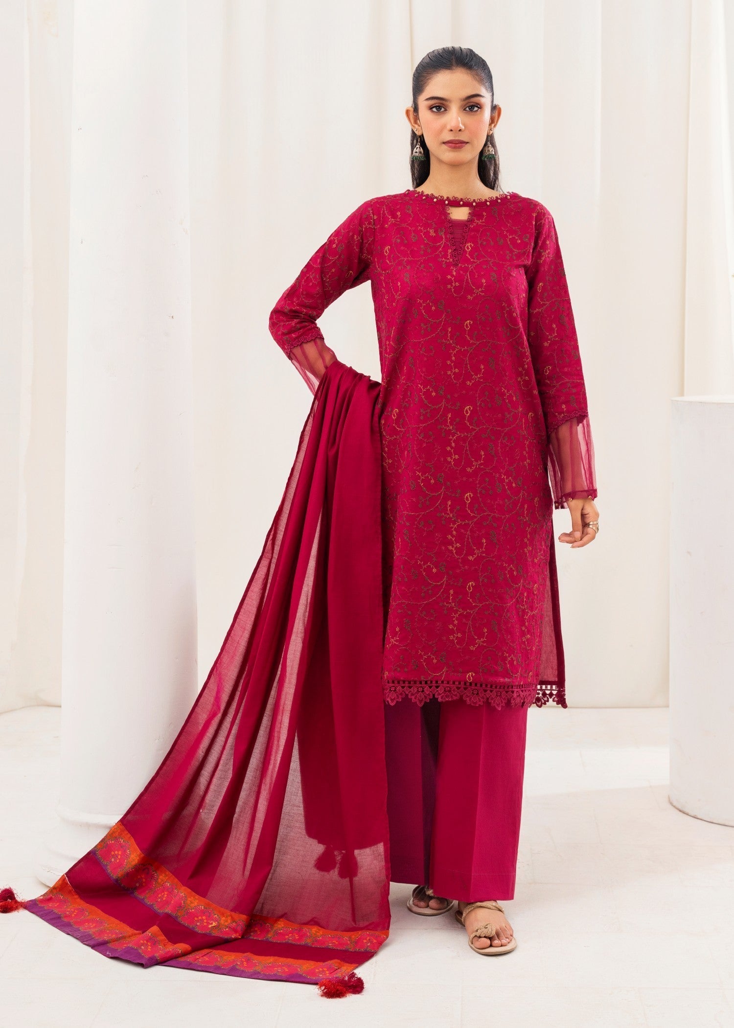 Aayra AY703 Fuchsia Flame Women 3pcs