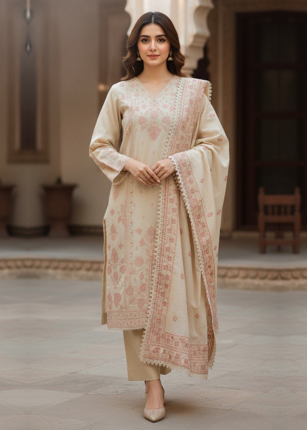 Zuri LAINA KH 01 BEIGE Women 3pcs