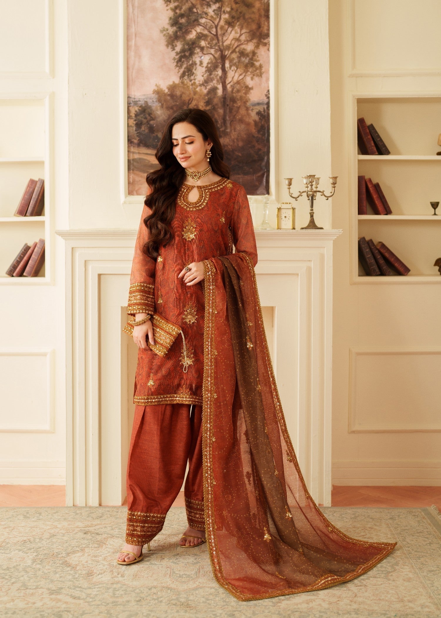 Mohagni LD 02 STITCHED I UNSTITCHED Women 4pcs