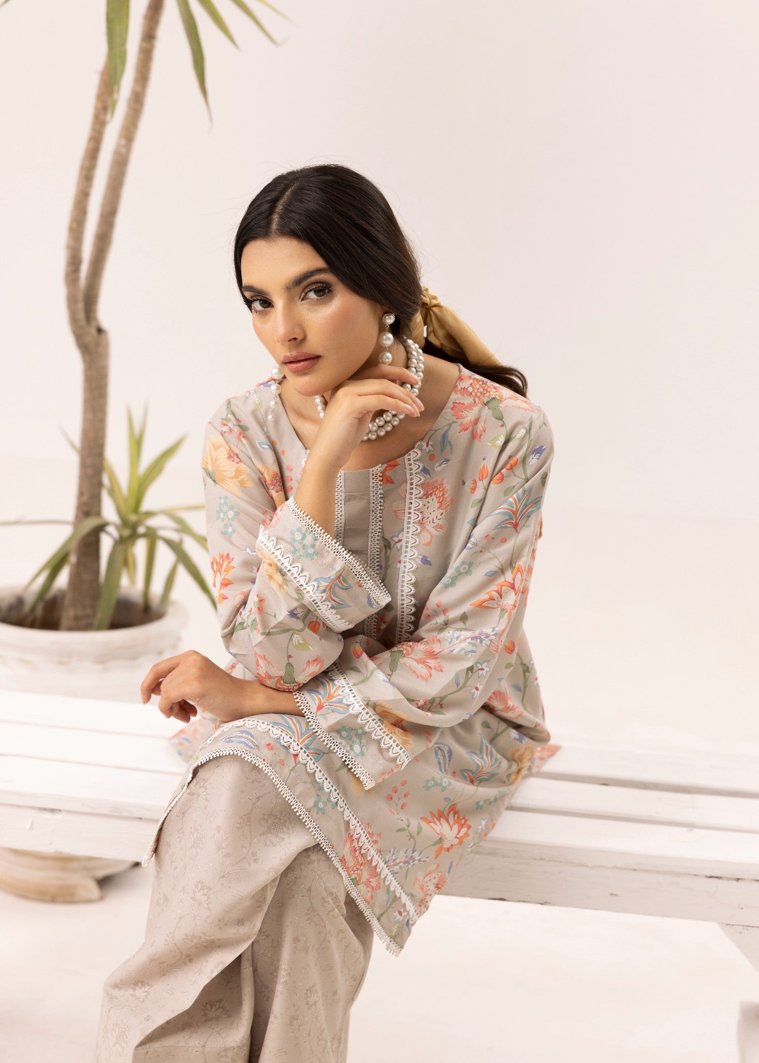 Aik Pret Floral Breeze CRP25 82 Women 2pcs