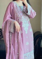 Four Season Boutique DIL NASHEEN MAUVE Women 3pcs