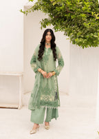 Pehnawa By Bin Akram’s Green Glory | Chiffon Women 3pcs