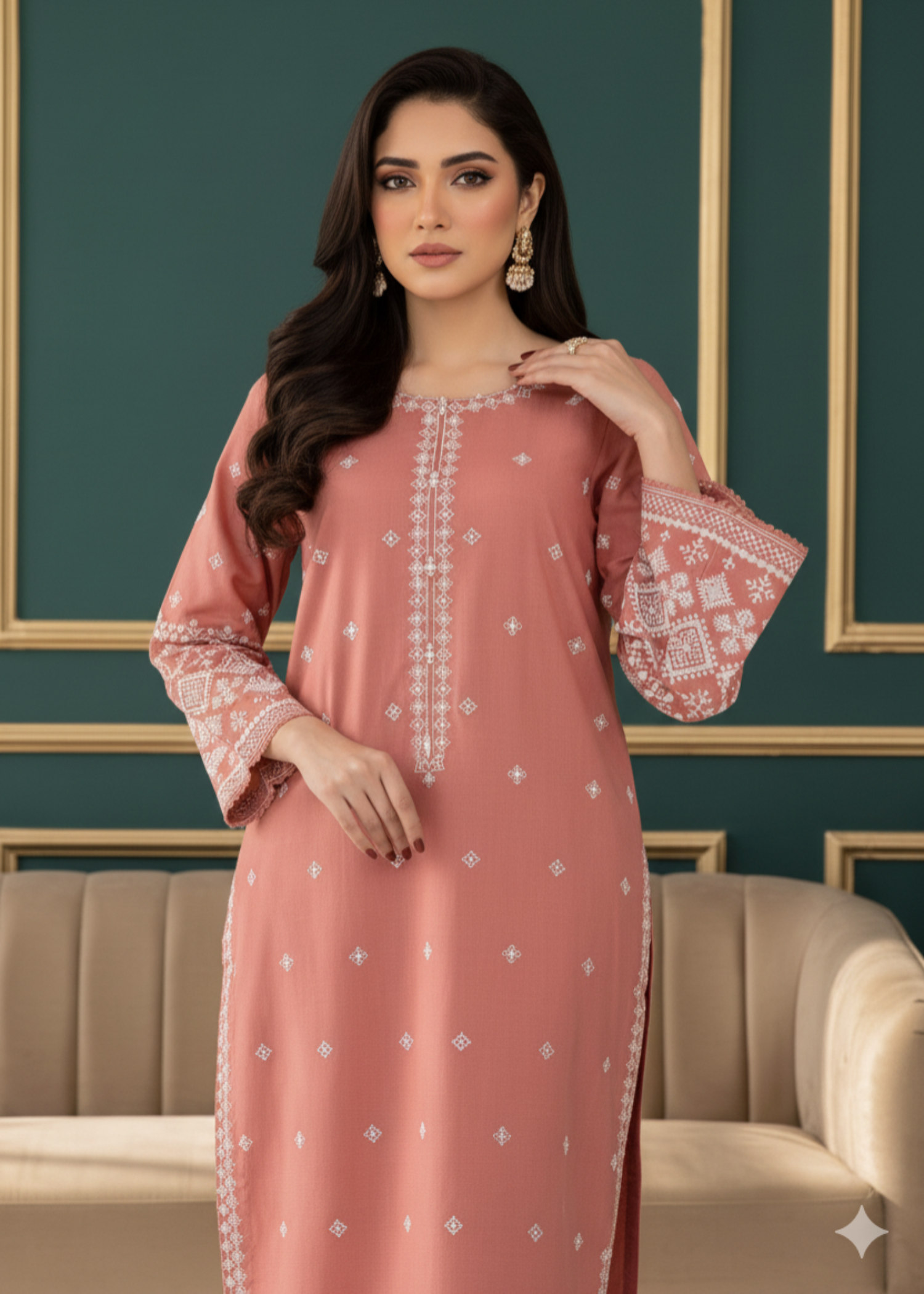 Shehroz Fashion Rose Dusk Women 2pcs
