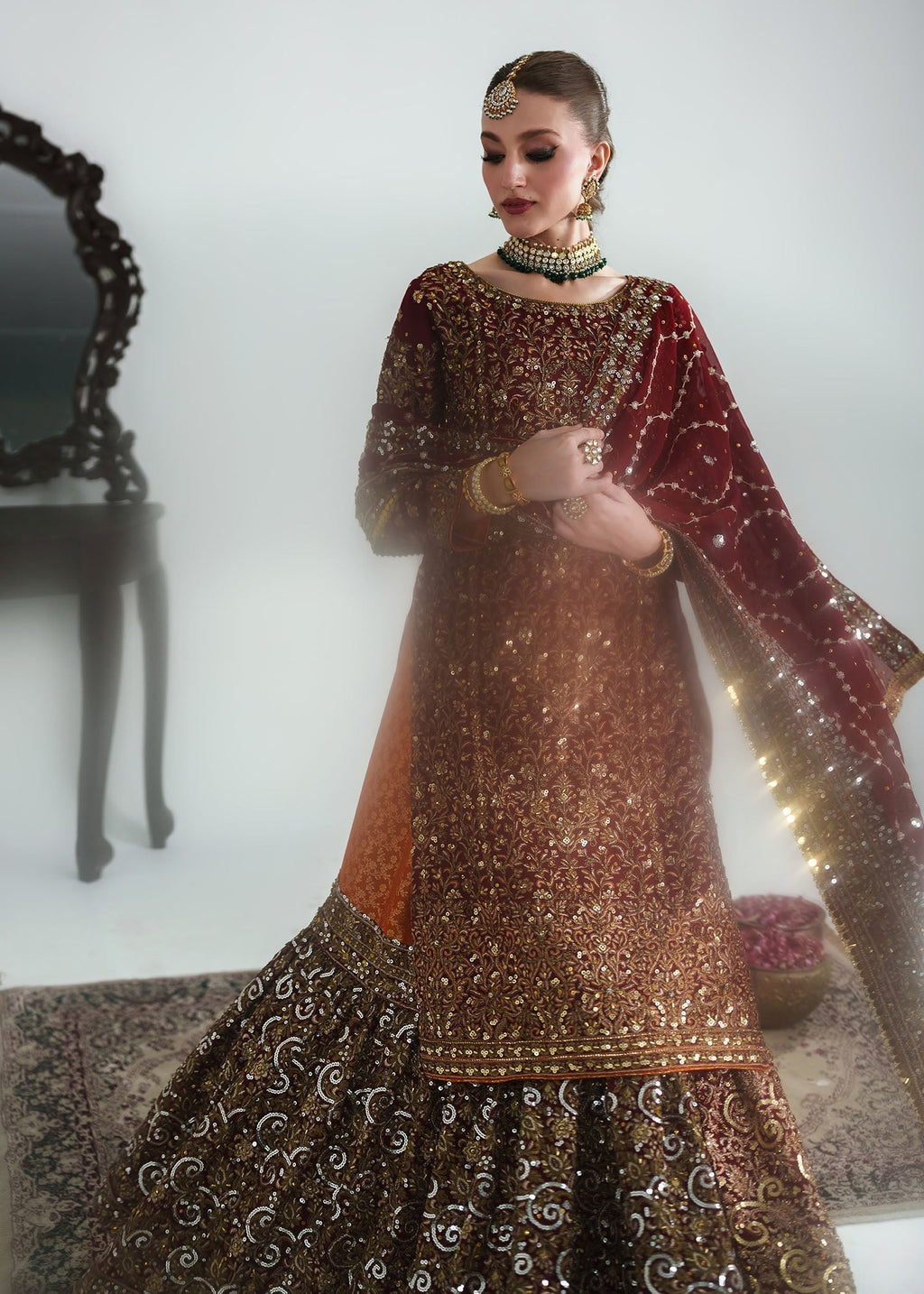 Haseens Official Surkhaab 2 Women 4pcs