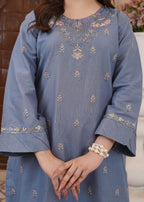 Waniya Awais WAF D15 (Farshi Shalwar) Women 3pcs