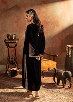 Kross Kulture Single Embroidered Velvet Shirt Women 1pcs