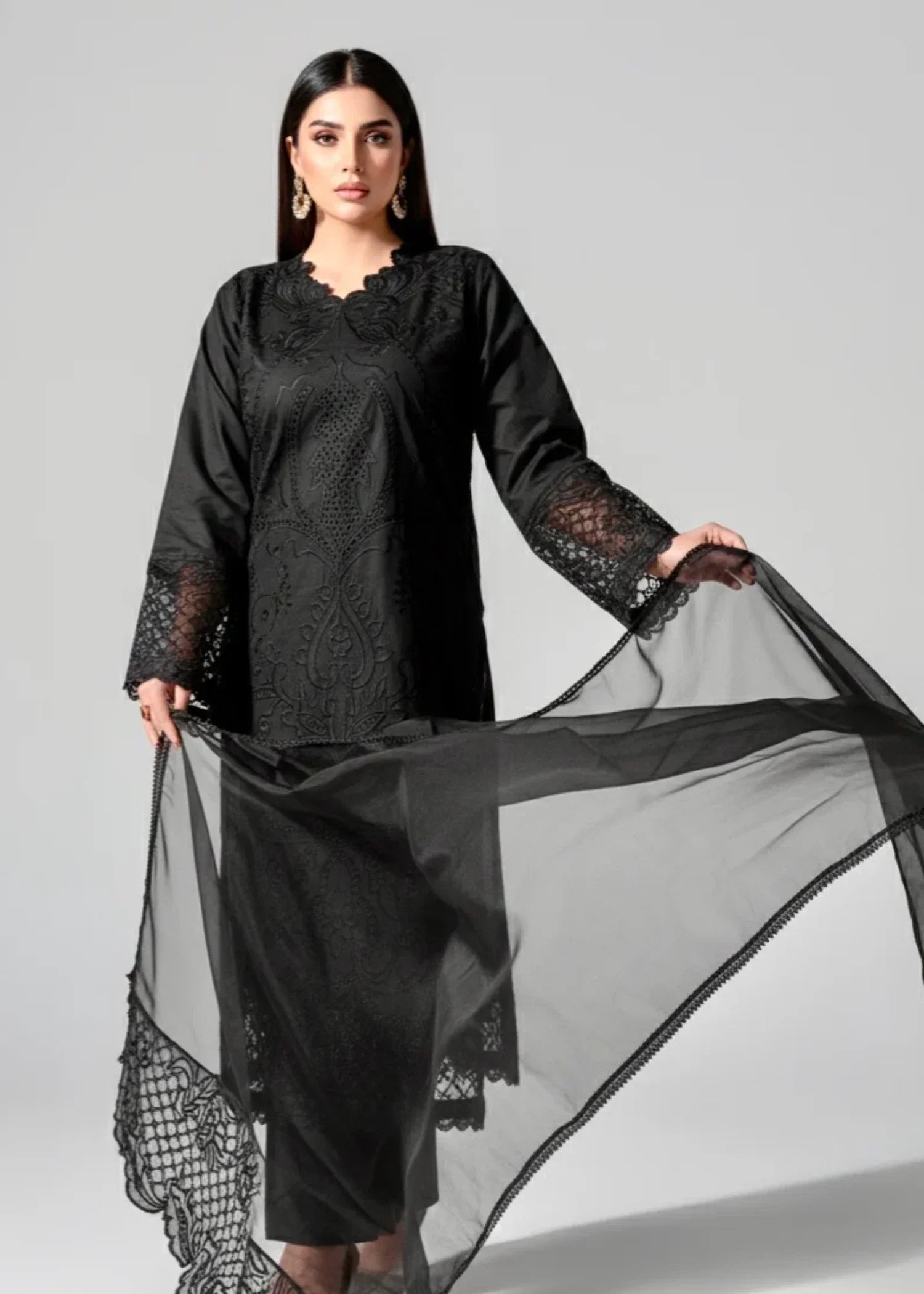 Preetpret Black Shanzay Women 3pcs